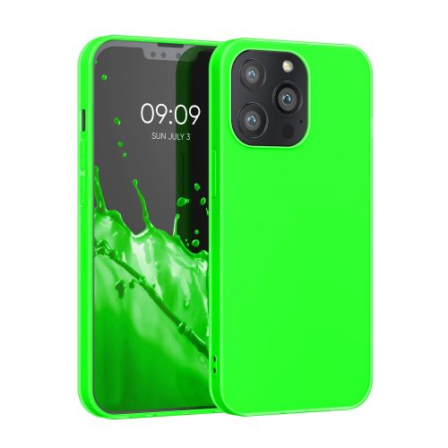 Etui do Apple iPhone 13 Pro, Silikon, Zielone, 55957.44, kwmobile