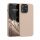 Etui do iPhone'a 13 Pro, Silikon, Kremowy, 55962.154