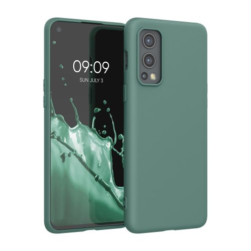 Etui do OnePlus Nord 2 5G, Silikon, Zielone, 56036.166, kwmobile