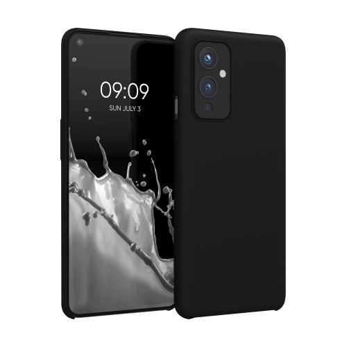 Etui do OnePlus 9, Silikon, Czarny, 56040.01, kwmobile