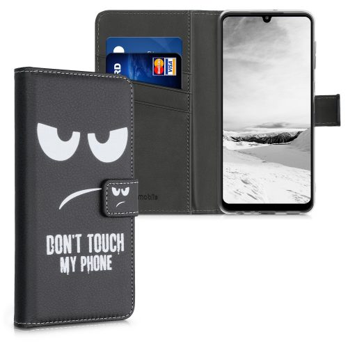 Etui do Samsunga Galaxy A22, Skóra ekologiczna, Czarny, 55496.04