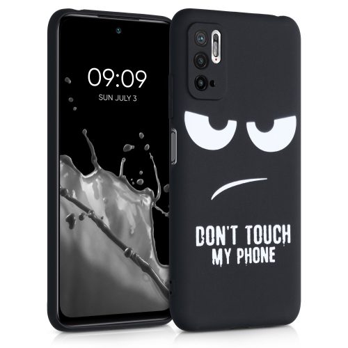 Etui do Xiaomi Redmi Note 10 5G, silikonowe, czarne, 56053.01, kwmobile