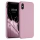 Etui do Apple iPhone X / iPhone XS, Silikon, Fioletowy, 42492.10, kwmobile