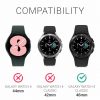 Ramka tarczy do zegarka Samsung Galaxy Watch 4 Classic (46mm), kwmobile, aluminium, czarny, 56178.01