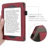 Etui na Kindle Paperwhite 7, Skóra ekologiczna, Czerwone, kwmobile, 55675.02