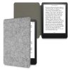 Etui na Kindle Paperwhite 11, tekstylne, szare, kwmobile, 56259.25