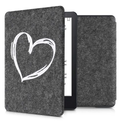 Etui na Kindle Paperwhite 11, tekstylne, szare, kwmobile, 56260.03