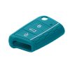 Etui na kluczyk do VW / Skoda / Seat - 3 przyciski, kwmobile, silikon, zielone, 46967.22