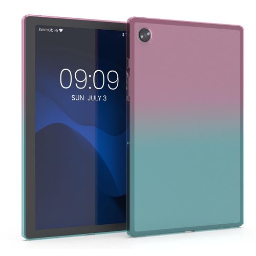 Etui do Samsung Galaxy Tab A8 (2021), Kwmobile, Różowy/Niebieski, Silikon, 56369.01