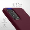 Etui do OPPO Find X3 Lite, silikonowe, czerwone, 55201.190, kwmobile