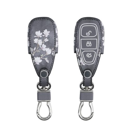 Etui na kluczyk do Forda - 3 przyciski - Keyless Go, kwmobile, Skóra ekologiczna, Wielokolorowy, 43956.14