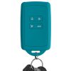 Etui na kluczyki do samochodu Renault / Dacia - 4 przyciski - Keyless Go, kwmobile, silikon, zielone, 48035.78