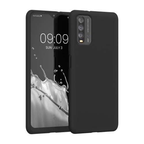 Etui do Xiaomi Redmi 9T, silikonowe, czarne, 56567.01, kwmobile