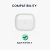 Etui na słuchawki Apple AirPods 3, Kwmobile, Szare, Silikon, 56655.22