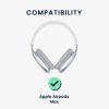 Opaska do słuchawek Apple Airpods Max, Kwmobile, Biała, Silikon, 56698.02