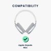 Opaska na słuchawki Apple Airpods Max, Kwmobile, Czarna, Silikon, 56698.01