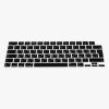 Osłona klawiatury do Apple MacBook Pro 14" (2021), Kwmobile, Czarna, Silikon, 56748.01