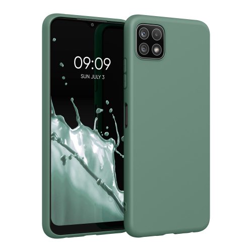 Etui do Samsunga Galaxy A22 5G, Silikon, Zielone, 55245.166, kwmobile