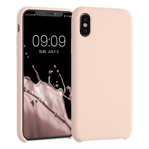 Etui do Apple iPhone X / iPhone XS, Silikon, Różowy, 42495.225, kwmobile