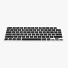 Osłona klawiatury do Apple MacBook Pro 14" (2021), Kwmobile, Czarna, Silikon, 56854.01