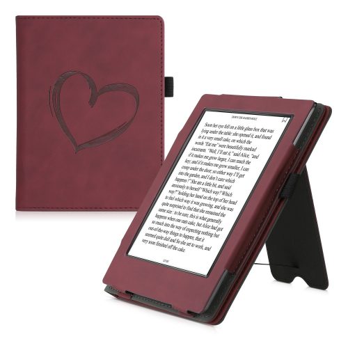 Etui do Kobo Aura H2O Edition 1, Skóra ekologiczna, Czerwone, kwmobile, 56880.01