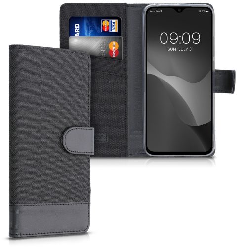 Etui do Xiaomi Redmi 9C, tekstylne, czarne, 54457.73, kwmobile