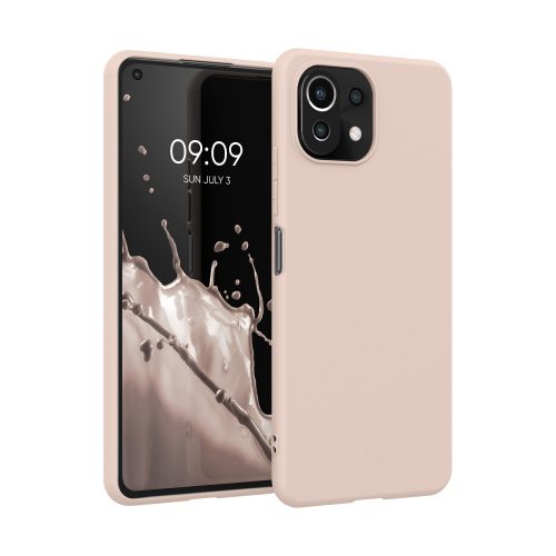 Etui na Xiaomi Mi 11 Lite 5G, Silikon, Kremowy, 54726.225, kwmobile