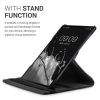 Etui 360° na tablet Samsung Galaxy Tab S7 FE, Kwmobile, Czarny, Skóra ekologiczna, 55441.01