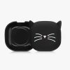 Etui na słuchawki Samsung Galaxy Buds 2/Galaxy Buds Live, Kwmobile, Czarny/Biały, Silikon, 57055.01