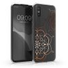 Etui Kwmobile do Xiaomi Redmi 9A/Redmi 9AT, silikonowe, przezroczyste/różowe, 57092.02