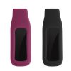 Zestaw 2 etui do Fitbit Luxe, Kwmobile, czarny/bordowy, silikon, 57123.02