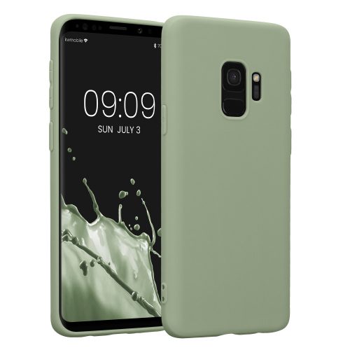 Etui Kwmobile do Samsunga Galaxy S9, silikonowe, zielone, 44089.172