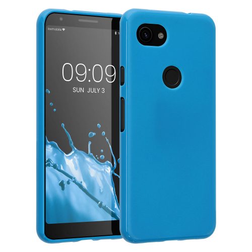 Etui Kwmobile do Google Pixel 3a, silikon, niebieski, 47590.224