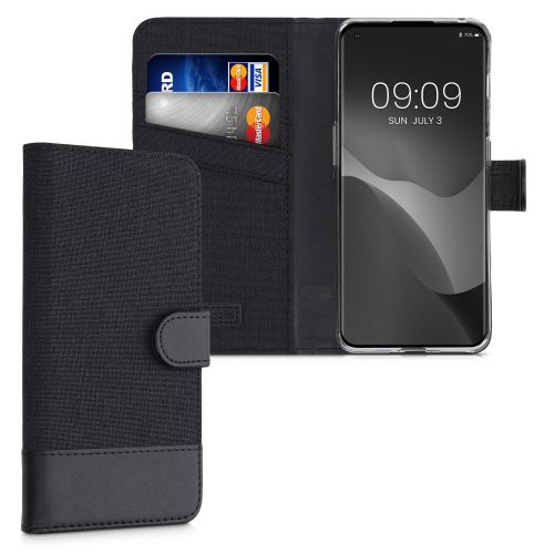 Etui Kwmobile do OnePlus 10 Pro, tekstylne, czarne, 57252.73