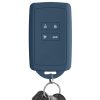 Etui na kluczyk samochodowy do Renault 4 przyciski - Smart Key, Kwmobile, Niebieski, Silikon, 48035.202