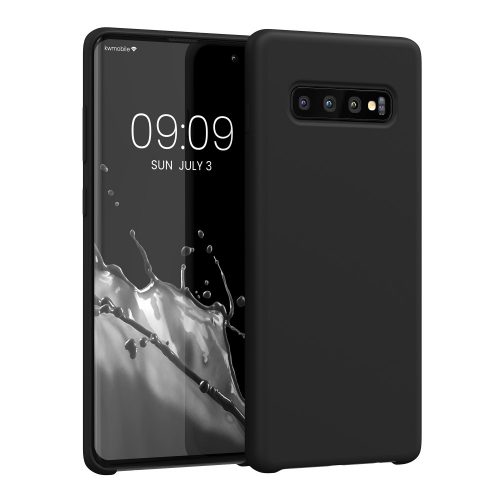 Etui Kwmobile do Samsunga Galaxy S10 Plus, Silikon, Czarny, 49028.01