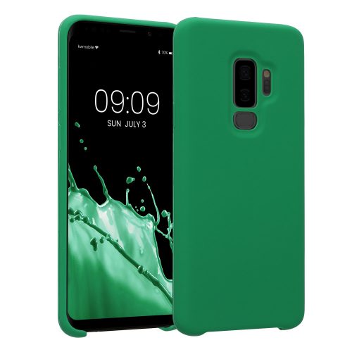 Etui Kwmobile do Samsunga Galaxy S9 Plus, silikonowe, zielone, 44183.227