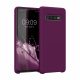 Etui Kwmobile do Samsunga Galaxy S10, silikonowe, fioletowe, 47732.187