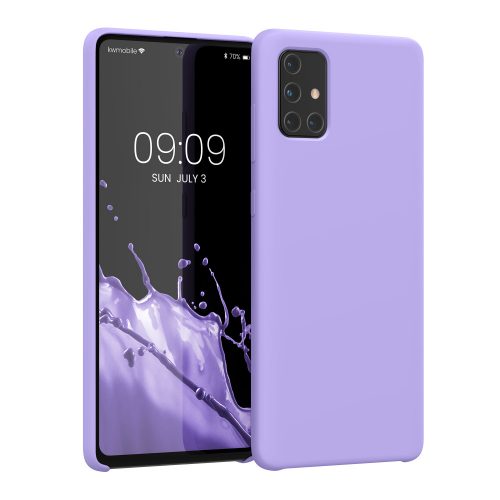 Etui Kwmobile do Samsunga Galaxy A71, silikonowe, fioletowe, 51209.222