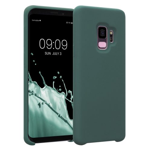 Etui Kwmobile do Samsunga Galaxy S9, silikonowe, zielone, 44182.171