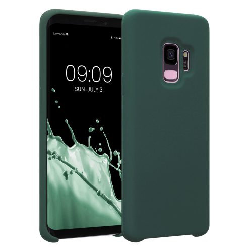 Etui Kwmobile do Samsunga Galaxy S9, silikonowe, zielone, 44182.169