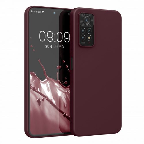 Etui Kwmobile do Xiaomi Redmi Note 11 Pro/Redmi Note 11 Pro 5G, krzem, fioletowy, 57369.190