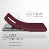 Etui Kwmobile do Xiaomi Redmi Note 10 5G, silikonowe, czerwone, 54947.187