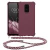 Etui Kwmobile do Xiaomi Redmi Note 9, silikonowe, czerwone, 53147.187