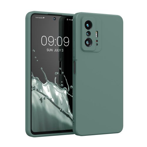 Etui Kwmobile do Xiaomi 11T/11T Pro, silikonowe, zielone, 56573.166