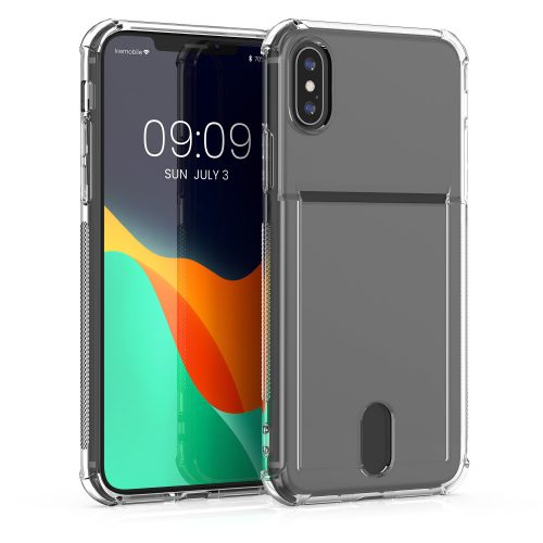 Etui Kwmobile do Apple iPhone X/iPhone XS, silikonowe, przezroczyste, 57518.03