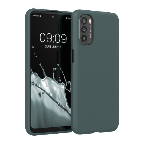 Etui Kwmobile do Motoroli Moto G31/Moto G41, silikon, zielony, 56933.166