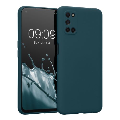 Etui Kwmobile do OPPO A52 / A72 (4G), silikon, zielony, 57575.57