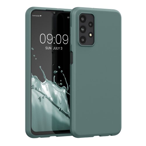 Etui Kwmobile do Samsunga Galaxy A23, silikonowe, zielone, 57804.171