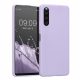 Etui Kwmobile do Sony Xperia 10 IV, silikonowe, fioletowe, 57800.108